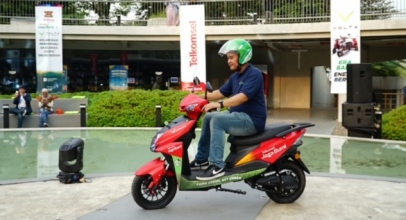 Telkomsel Jual Motor Listrik Volta Lewat Paket Bundling