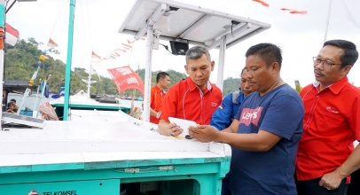 Telkomsel Dukung Nelayan dengan Vessel Monitoring Solution