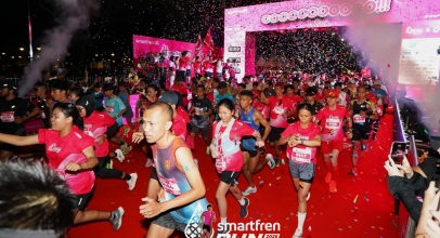 Peserta Lari Smartfren 7.500 Orang