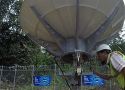 BTS XL Axiata Menancap di Kabupaten Tabalog