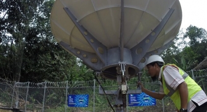 BTS XL Axiata Menancap di Kabupaten Tabalog
