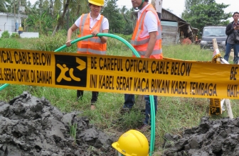 XL Axiata Bangun Ratusan KM Fiber Optic di Kalimantan