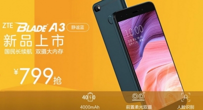 ZTE Blade A3 Kini Hadir dalam Varian Quite Blue