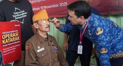 Operasi Katarak Telkomsel Untuk Veteran