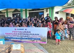Karyawan XLSMART Salurkan Donasi ke Sumut, Sumbar hingga Pelosok Aceh