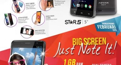 Advan Star Five dan Star Note Dipromo Cashback