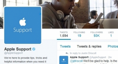 @AppleSupport, Akun Resmi Pengaduan Apple