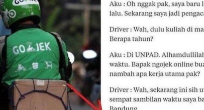 Kisah Driver Ojek Online Lulusan Universitas Jerman Ini Viral di Medsos