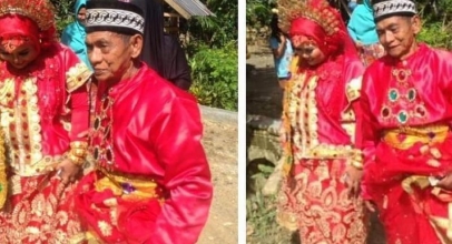 VIRAL! Kakek 70 Tahun Menikahi Wanita 28 Tahun