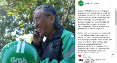 Kisah Inspiratif Driver Ojek Online Ini Bikin Salut Netizen