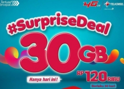 Cuma Hari Ini, Paket Data 30 GB Telkomsel Dibanderol Rp 130 Ribu