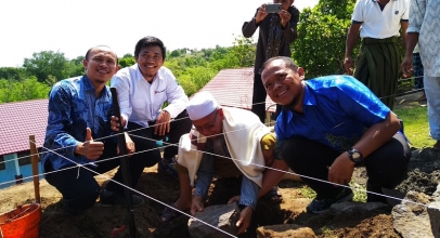 Pasca Gempa, XL Axiata Bangun Gedung Sekolah di Lombok