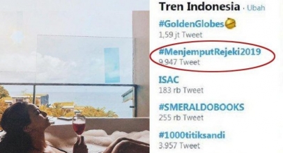 Lagi Viral Kasus Prostitusi Online, Tagar #MenjemputRejeki2019 Jadi Trending Topic di Twitter