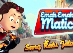 Game Emak-emak Matic, Naik  Motor Seru Ala Ibu-ibu
