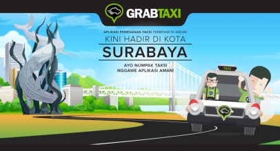 GrabTaxi Hadir di Surabaya!
