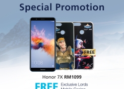 Huawei Honor 7X Bermitra dengan Lords Mobile