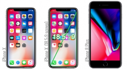 Yuk Bandingkan Besar Layar iPhone X dan iPhone 8 Plus