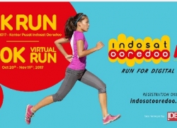 Indosat Ooredoo Run, 30 Hari Mengejar  50 KM
