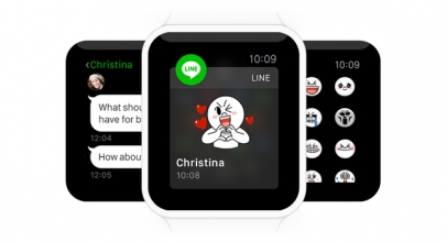 LINE Dukung Apple Watch