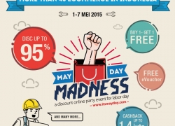 MayDay Madness 2015, Pesta Diskon di Hari Buruh