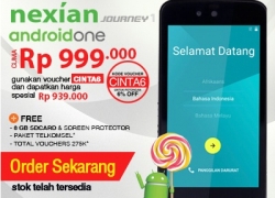 Nexian Buka Pre-Order Journey One di Lazada