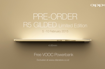 Oppo Buka Pre-order R5 Gilded Edition