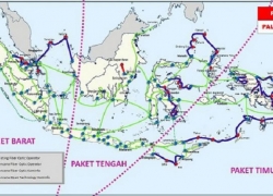 Menkominfo Uji Coba Jaringan Palapa Ring Tengah