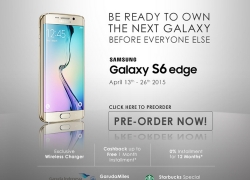 Pre-order Samsung Galaxy S6 edge Dibuka!