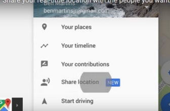 Share Lokasi di Google Maps secara Real Time