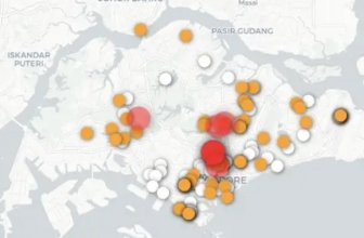 Peta Interaktif Situasi Sebaran Virus Corona ala Singapura