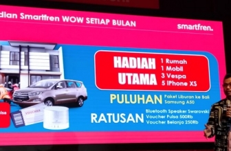 Smartfren Ganjar Pelanggan dengan Rumah Lewat Undian WOW