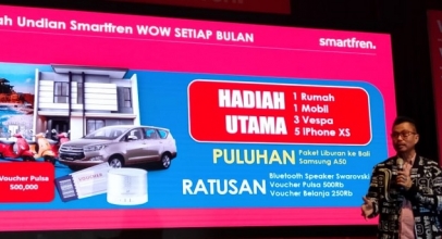 Smartfren Ganjar Pelanggan dengan Rumah Lewat Undian WOW