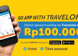 Unduh Traveloka, Diskon Seratus Ribu