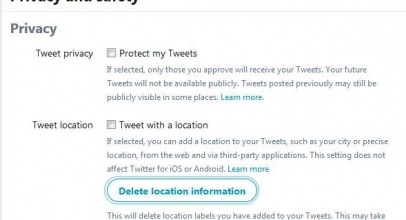 Tips Menghapus Seluruh Informasi Lokasi di Cuitan Twitter