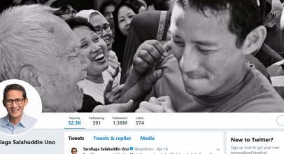 Tagar #MisteriHilangnyaSandiagaUno Kali Ini Trending