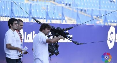 Skycam Hasilkan Sudut Pandang Unik dalam Siaran LaLiga.