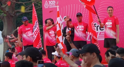 XLSMART Sukses Gelar Smartfren Run 2025