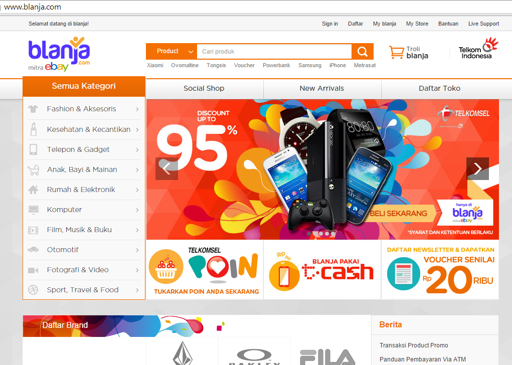 Berburu Promo di Blanja.com