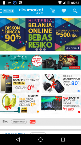 Dinomarket: Belanja Gadget Jadi Lebih Mudah