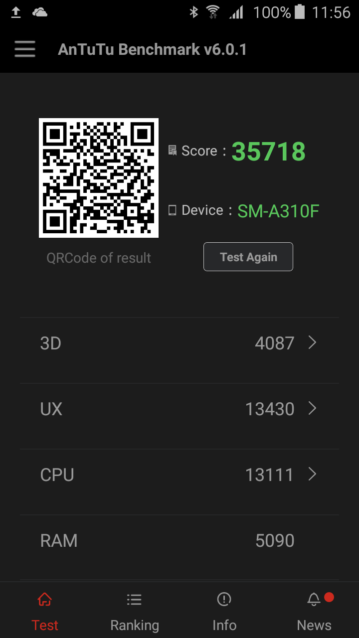 Samsung Galaxy A3 (2016), Ini Dia, Benchmark & Hasil fotonya
