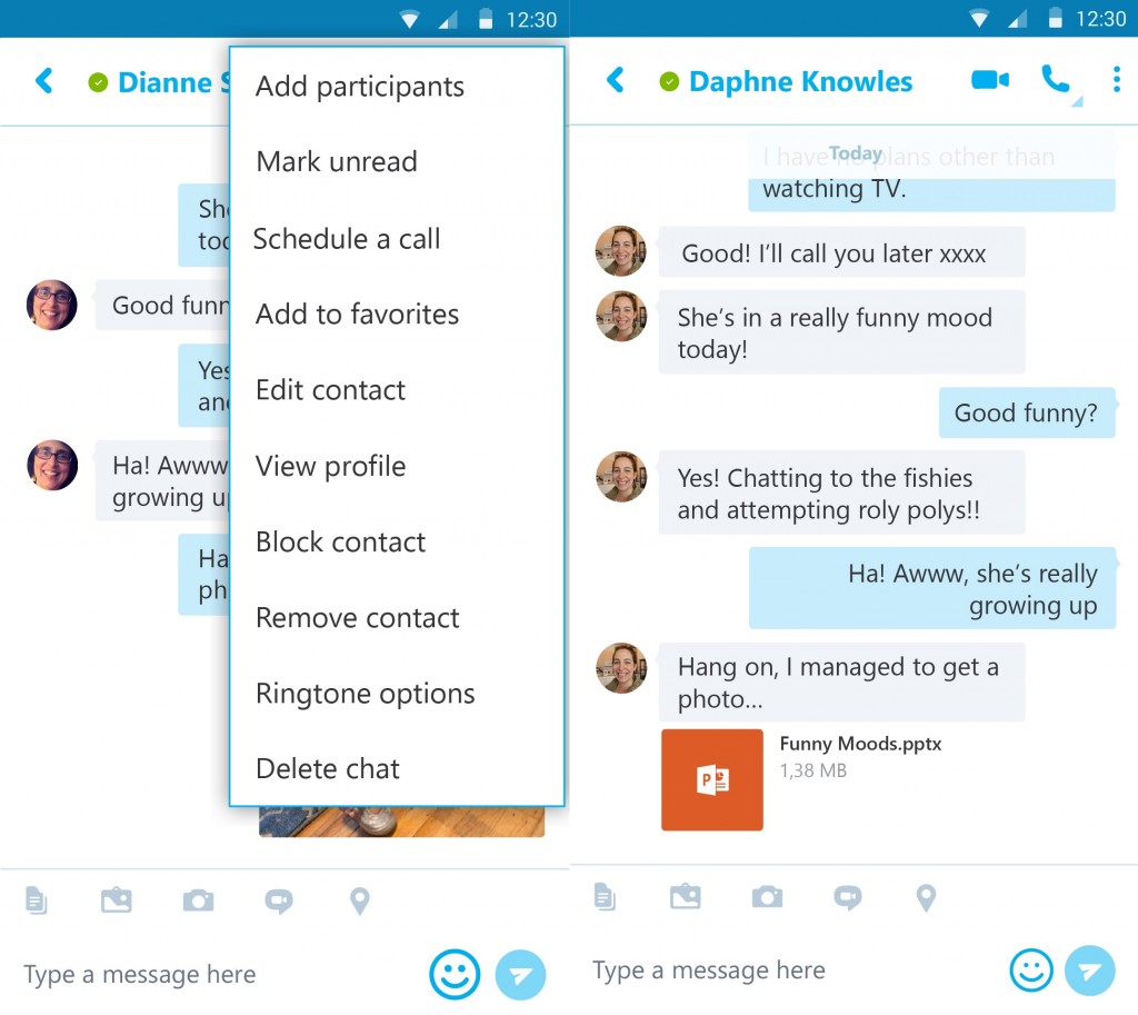 Update Skype di Android Bawa Fitur Produktif