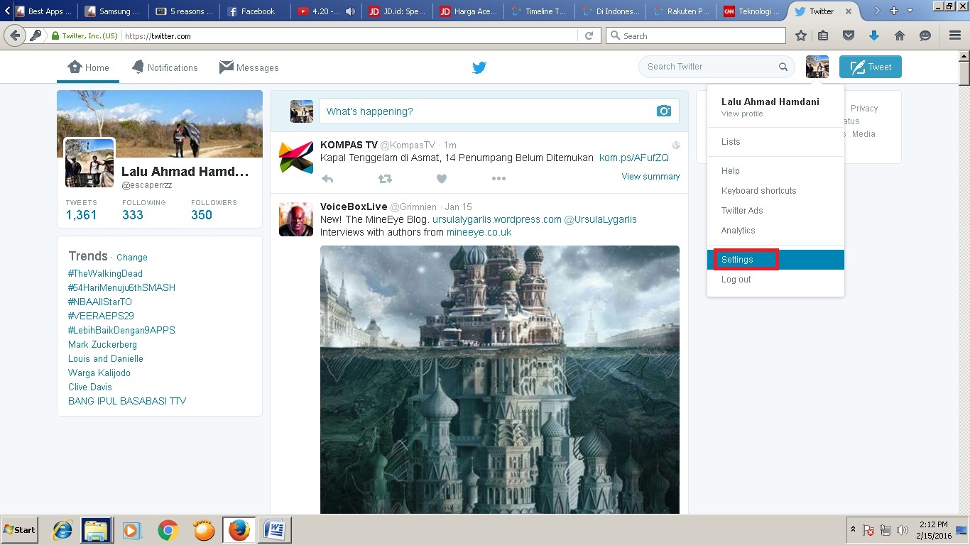 Twitter Ngekor Facebook di Fitur Best Tweet