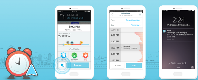 Planned Drives, Fitur Penting di Waze 4.3