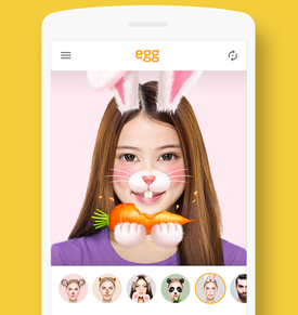 Egg Action Selfie Cam, Anda Jadi Batman!