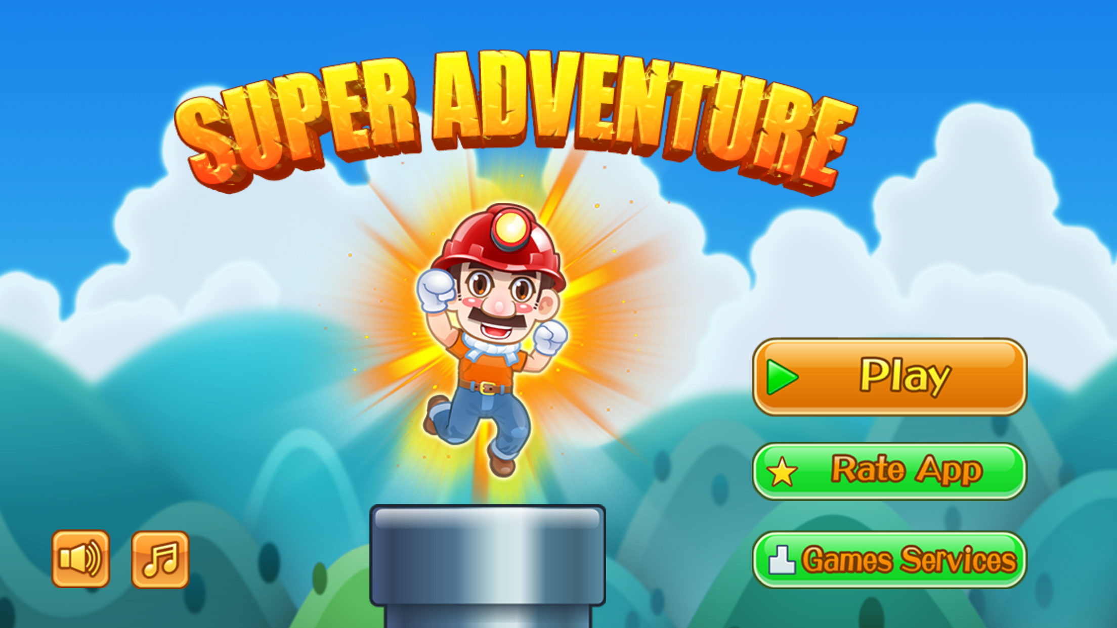 Super Adventure Free Jumping, Game a la Mario Bros