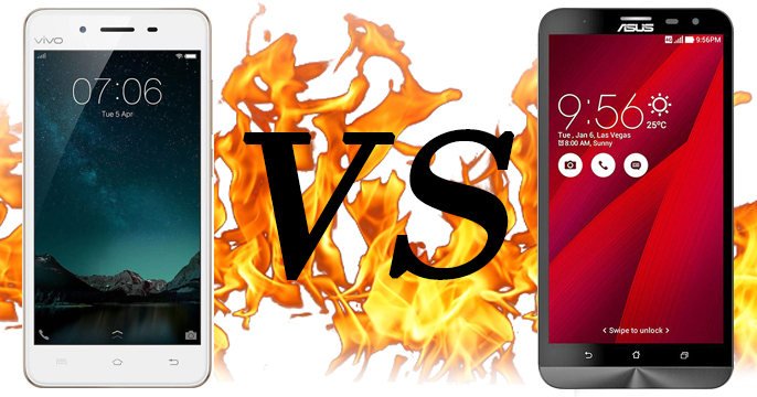 Asus Zenfone 2 Laser VS vivo V3