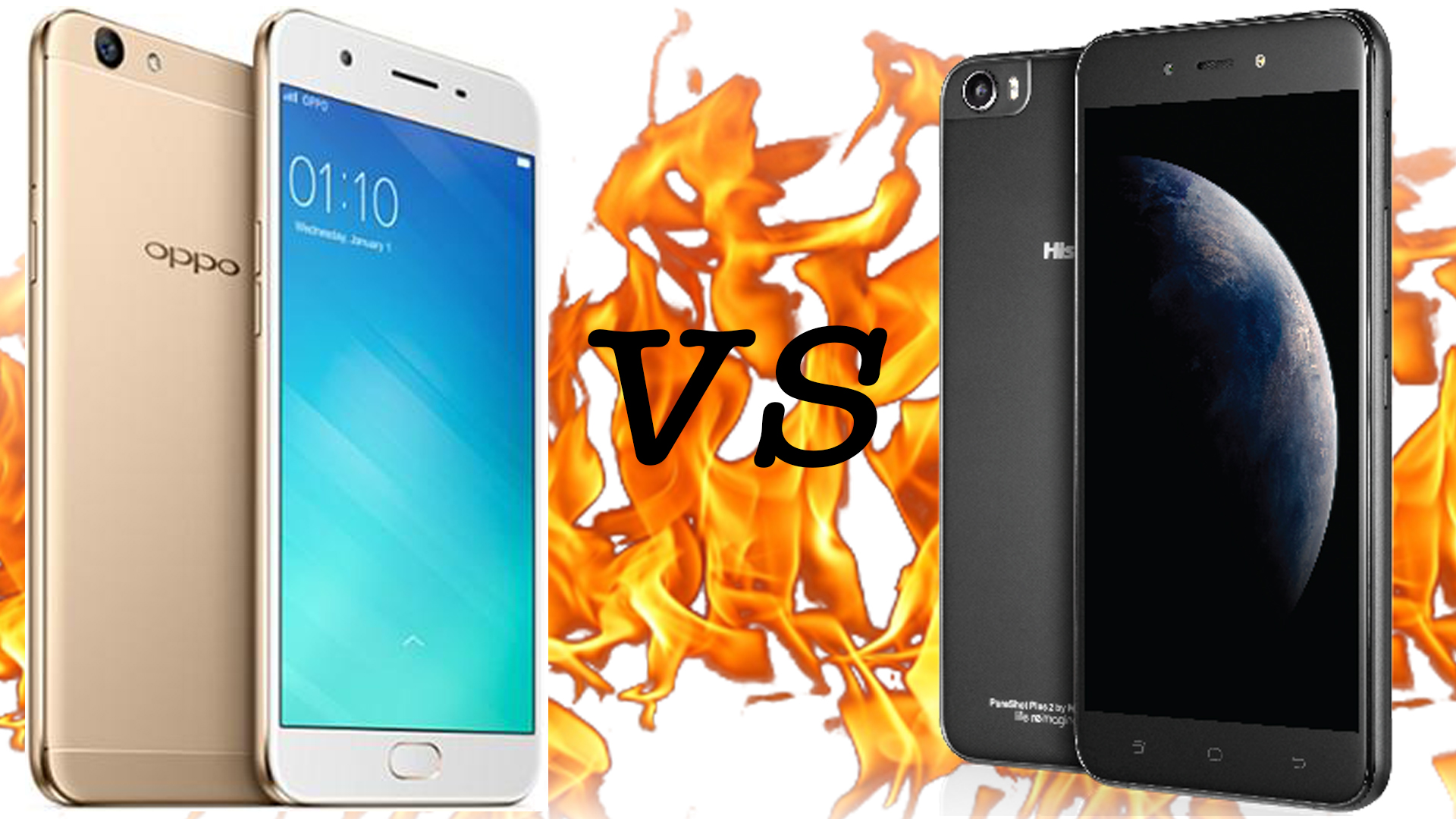 Oppo F1s VS HiSense PureShot+ 2