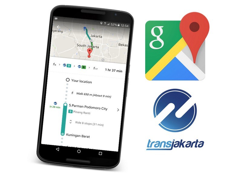 Komparasi Harga Ojek Online dengan Google Maps