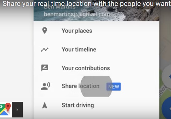Share Lokasi di Google Maps secara Real Time