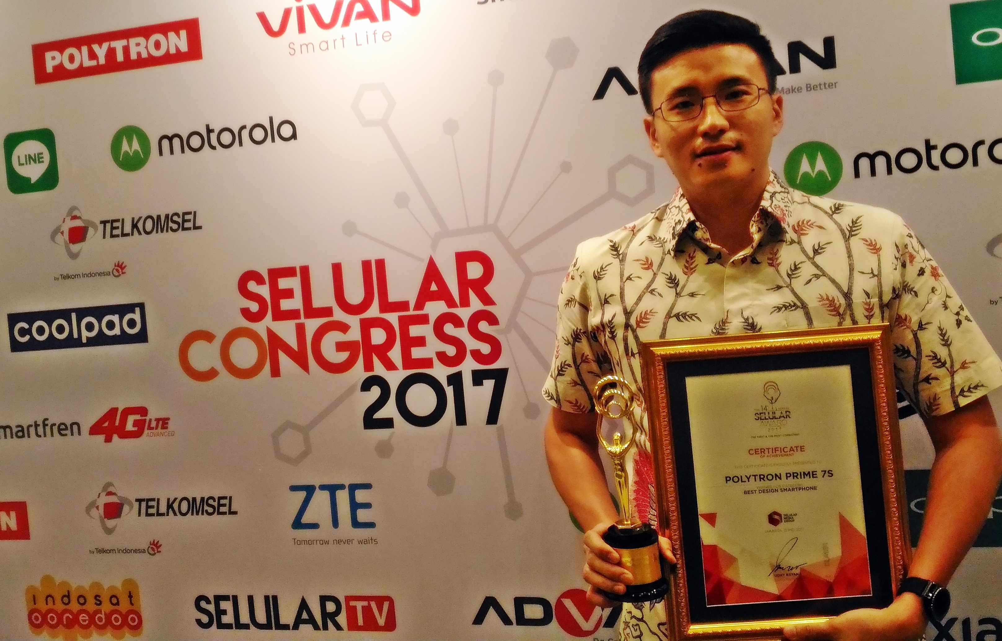 Prime 7S Raih Penghargaan Best Design Smartphone